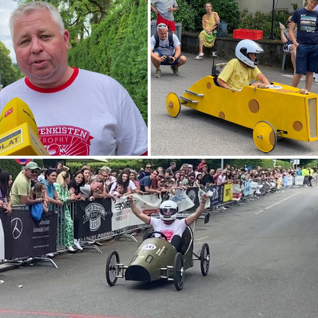 Die rasante Seifenkisten Trophy fand zum vierten Mal statt.