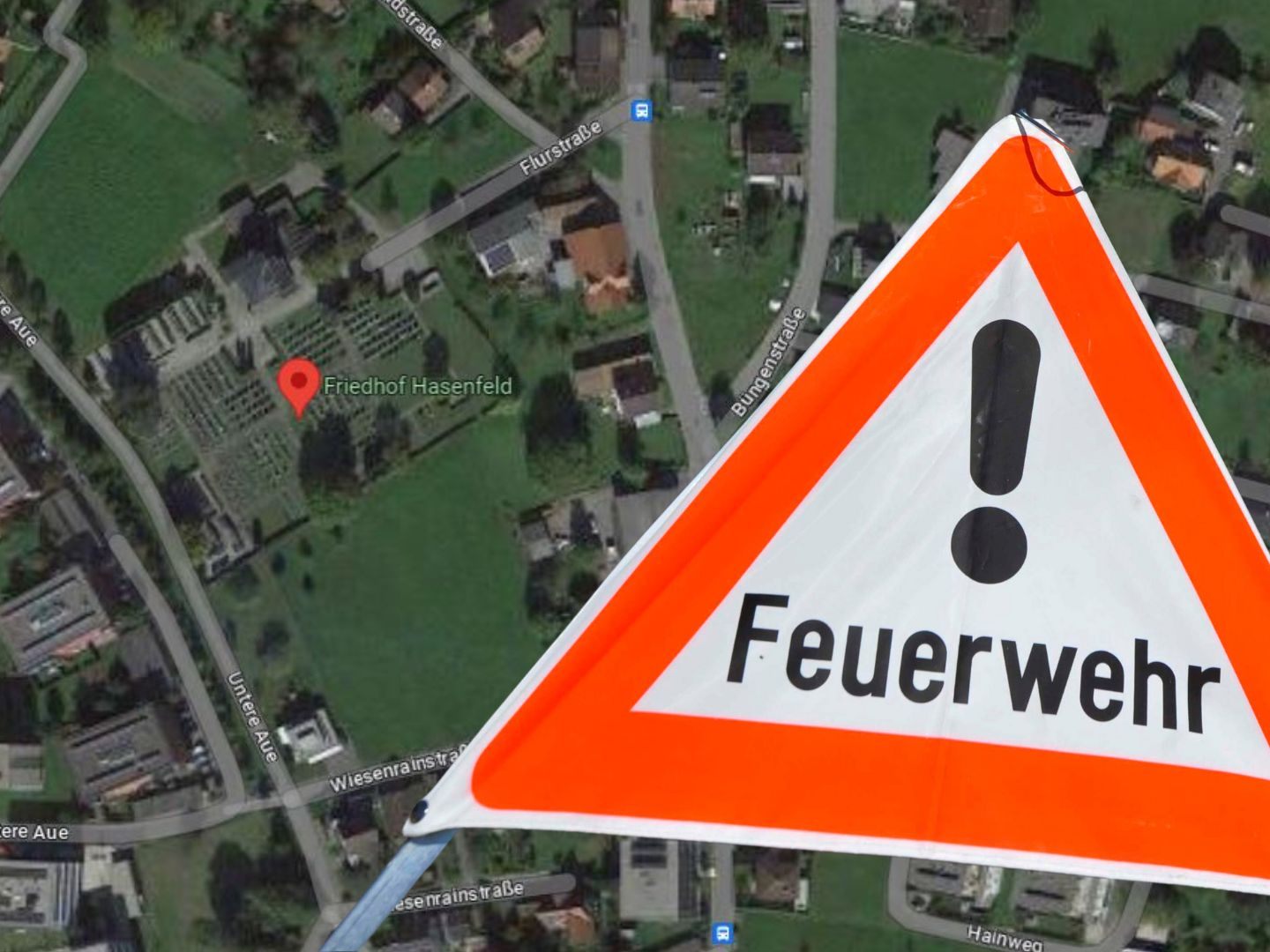 Die Feuerwehr Lustenau wurde am Donnerstagabend zu einem Einsatz gerufen.