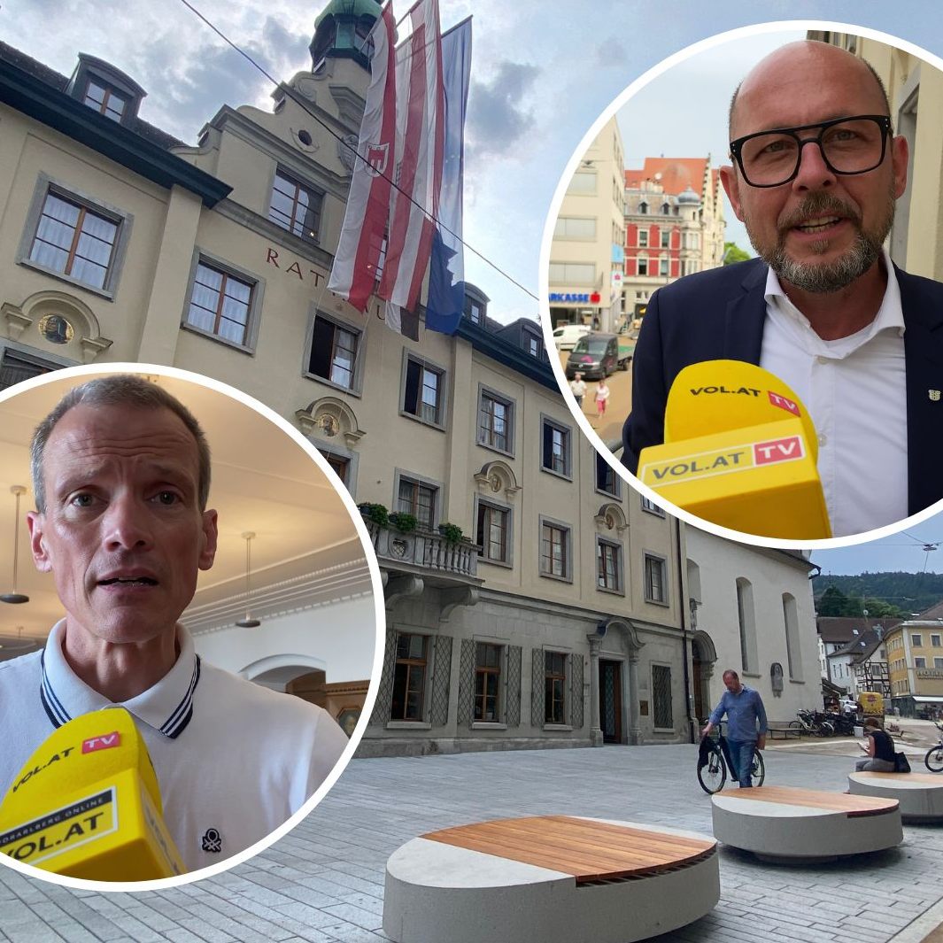 Was es zu feiern gibt, erklären Stadtarchivar Thomas Klagian und Bürgermeister Michael Ritsch.