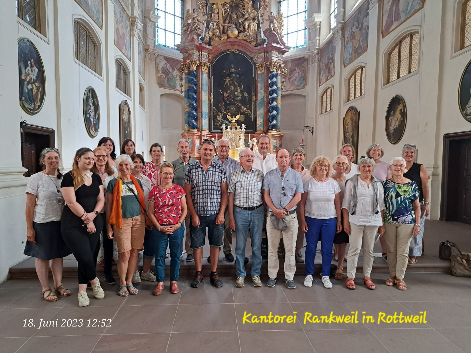 Foto: Kantorei Rankweil in der gotischen Kapellenkirche Rottweil Foto: Kantorei Rankweil in der gotischen Kapellenkirche Rottweil