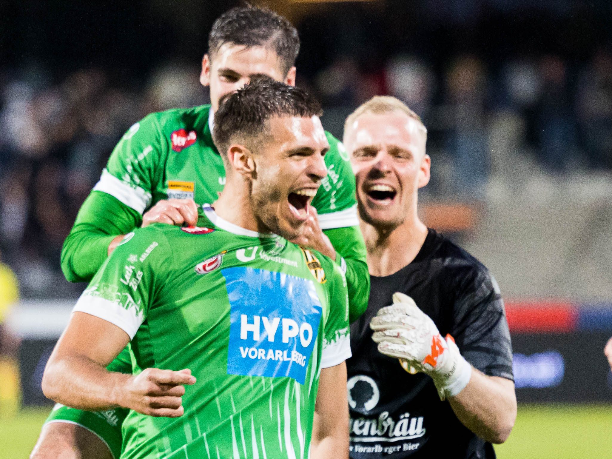 Grujcic schoss Lustenau Last-Minute in die Verlängerung. Grujcic schoss Lustenau Last-Minute in die Verlängerung.