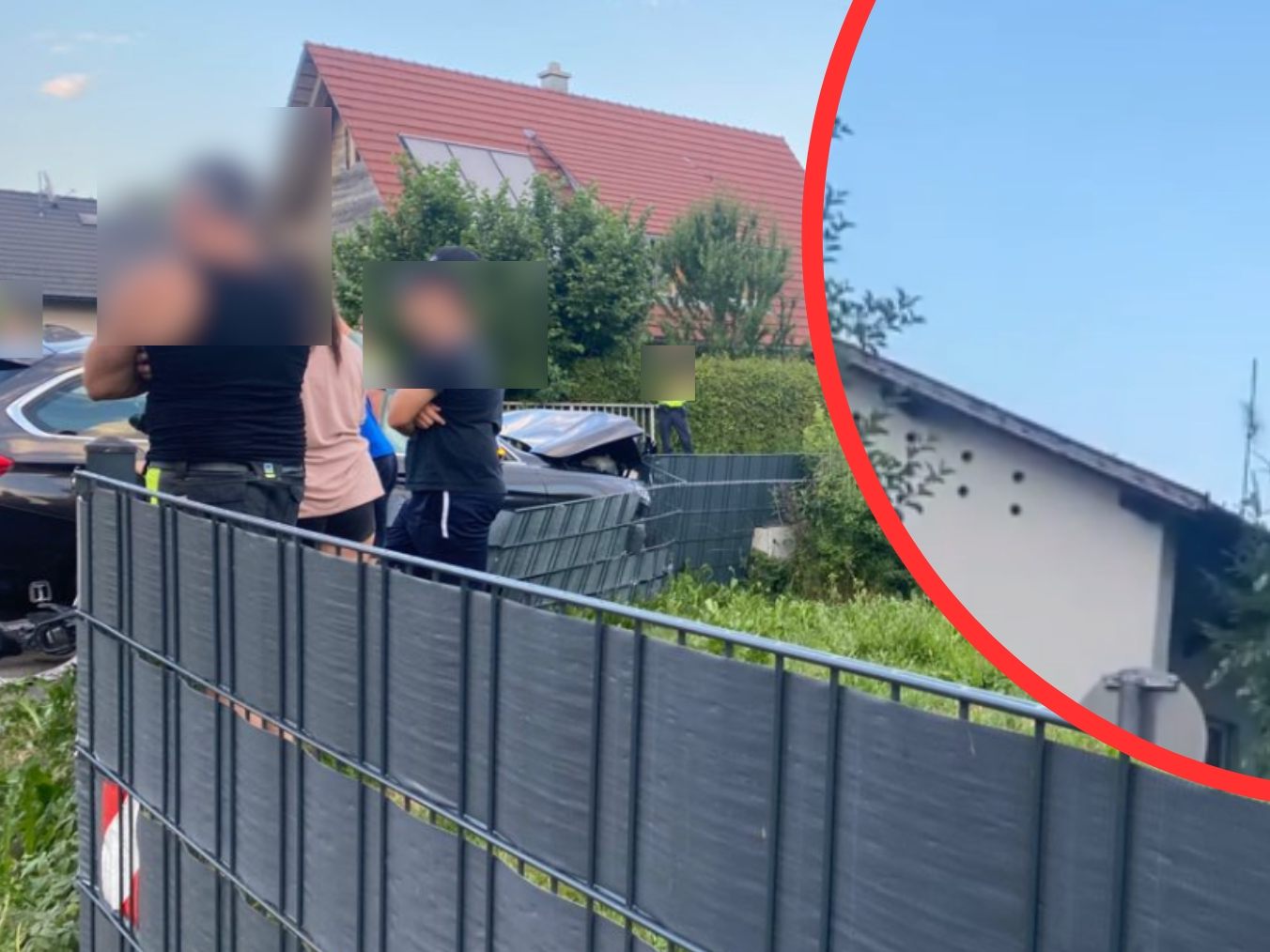 Kollision in Meinigen: Drei verletzte Personen. Kollision in Meinigen: Drei verletzte Personen.