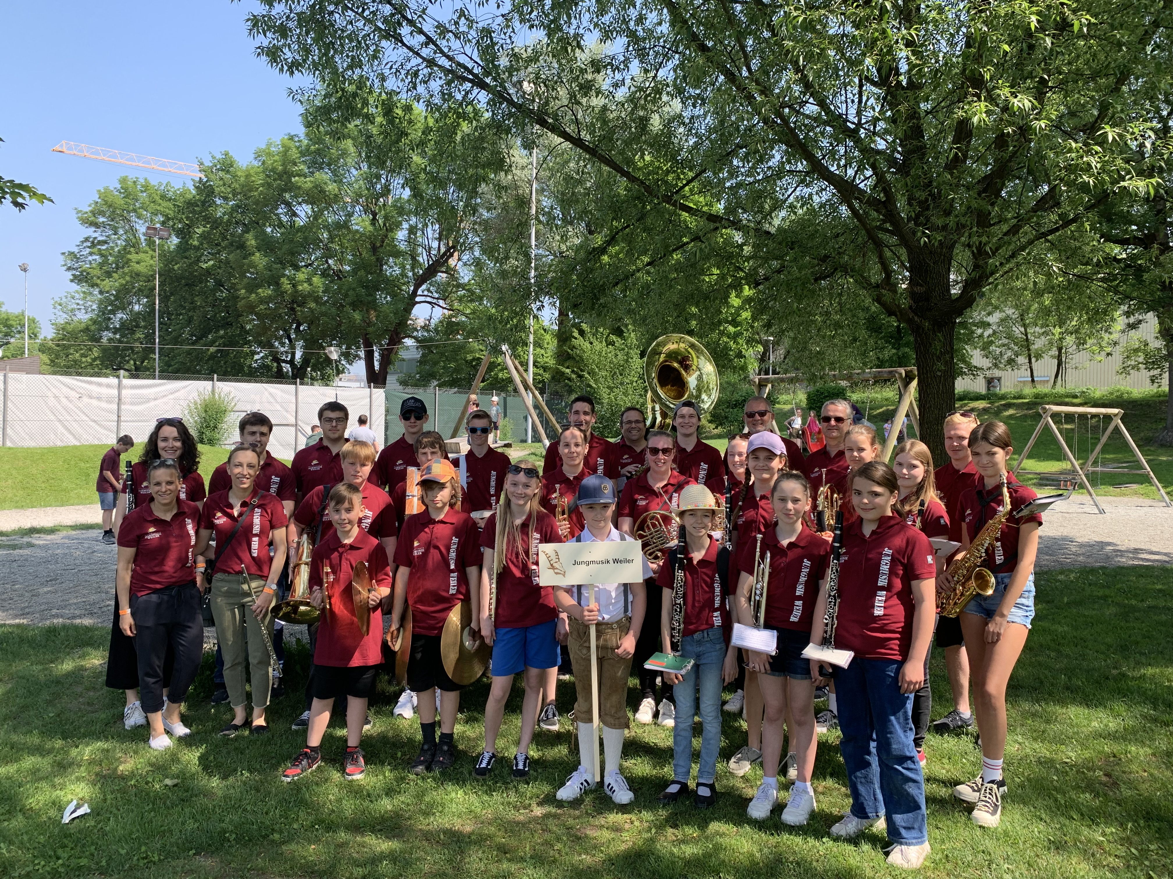 Jungmusik Weiler beim JK-Treffen in Hohenems