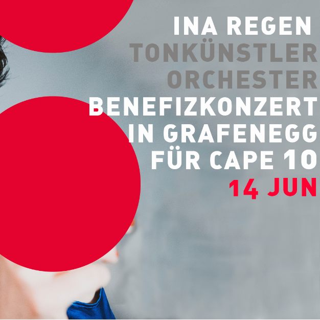 Ein Benefizkontert von Ina Regen am 14. Juni in Grafenegg.