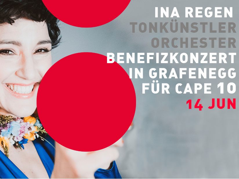 Ein Benefizkontert von Ina Regen am 14. Juni in Grafenegg. Ein Benefizkontert von Ina Regen am 14. Juni in Grafenegg.