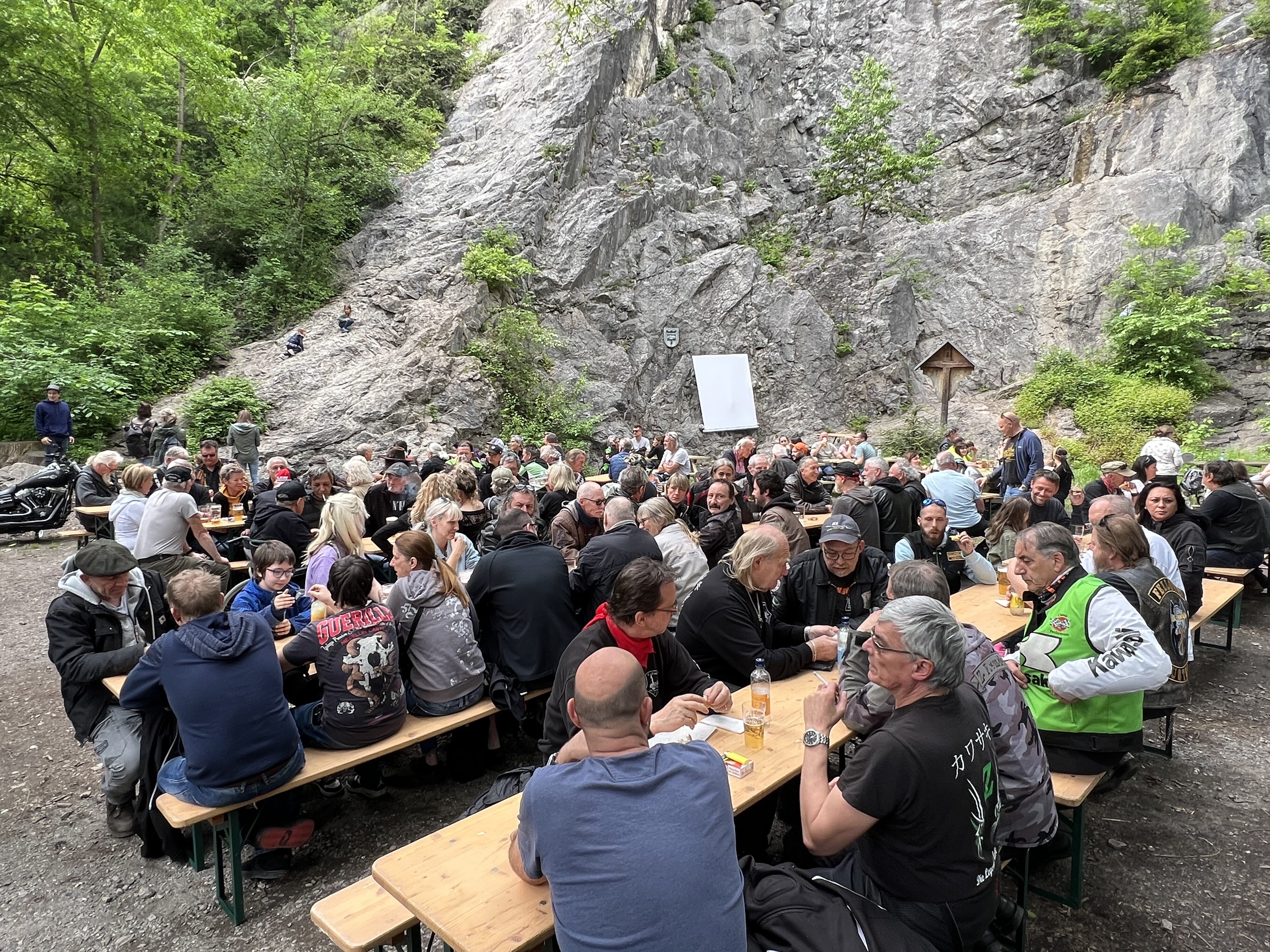 Über den Tag verteilt besuchten ca. 900 Gäste das Classic Motorrad-Treffen in Koblach