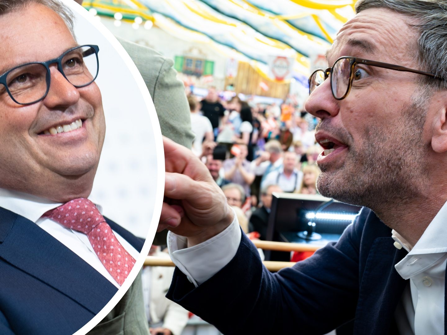 Kickl (r.) will "Festung Bargeld" - Brunner beruhigt.