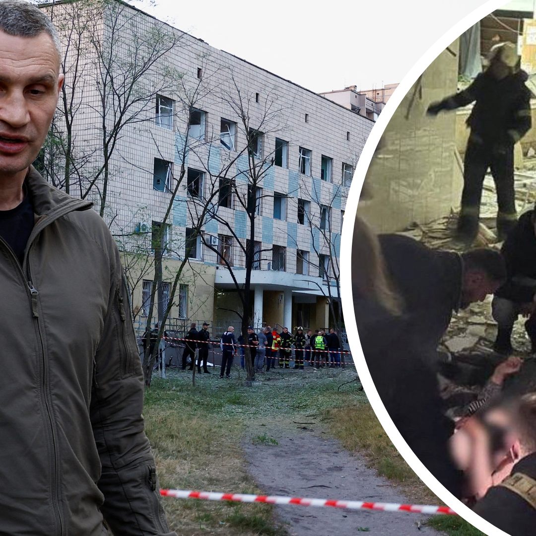 Drei Tote, 14 weitere Menschen verletzt berichtet Kiews Bürgermeister Klitschko (l.).