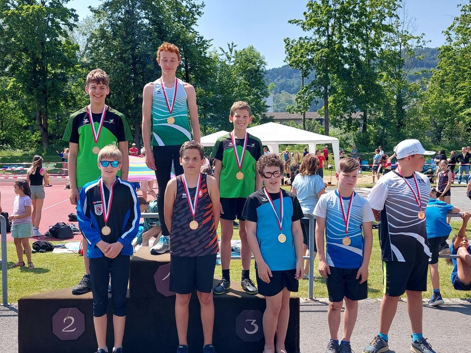 TS-Weiler Athleten auf dem Stockerl