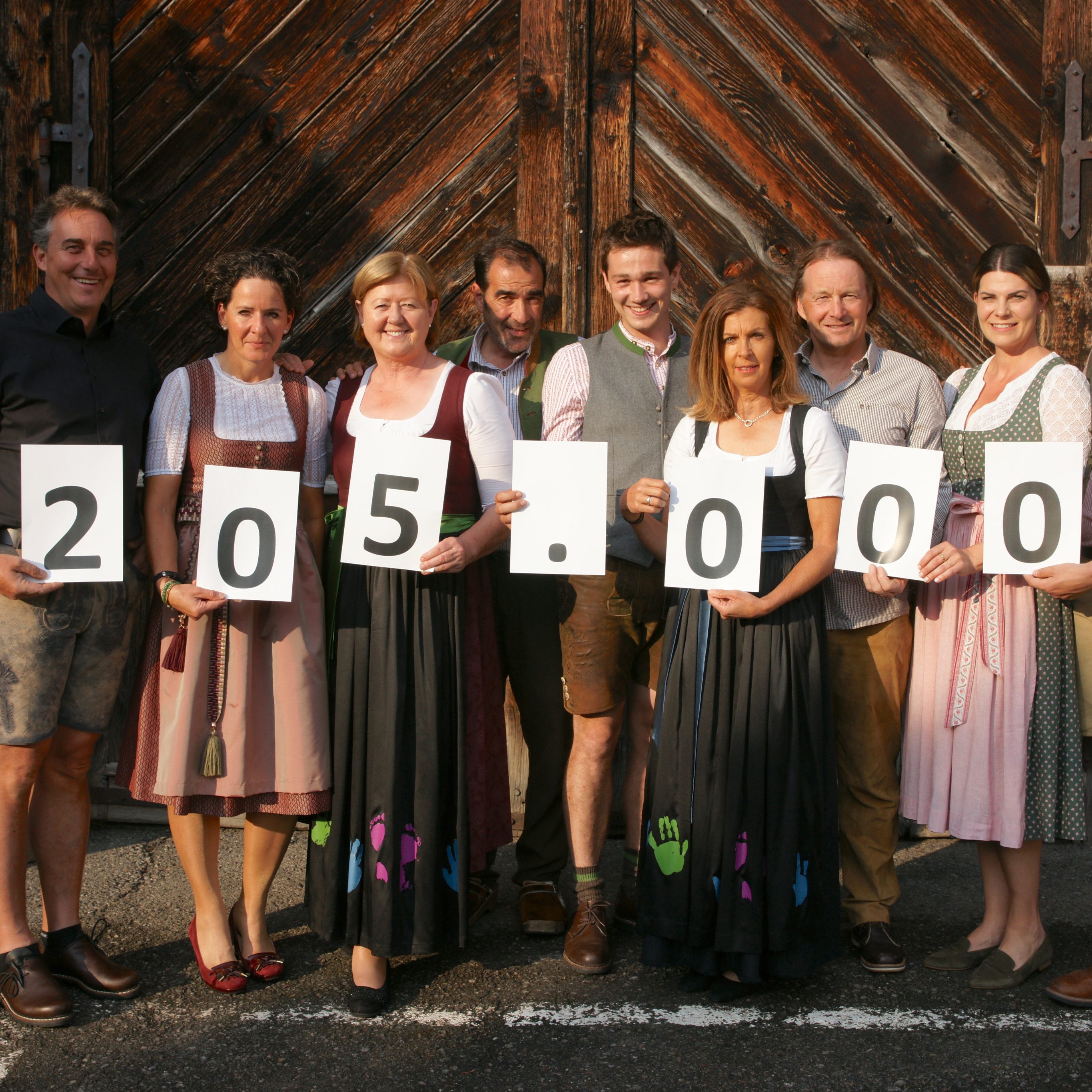 Ein unglaubliche Spendensumme.