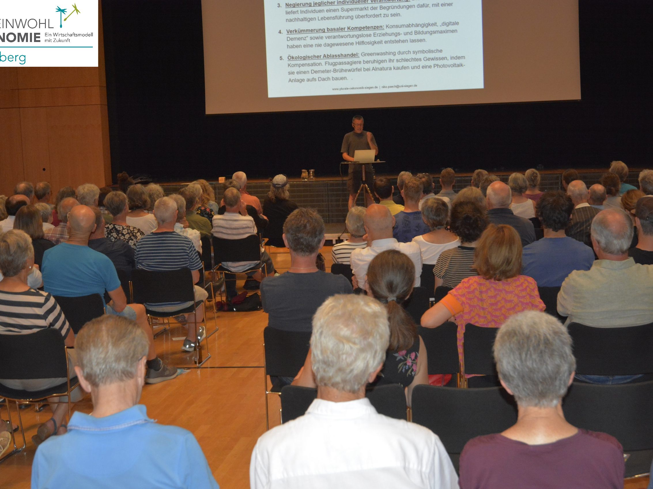 Vortrag von Dr. Niko Paech Vortrag von Dr. Niko Paech