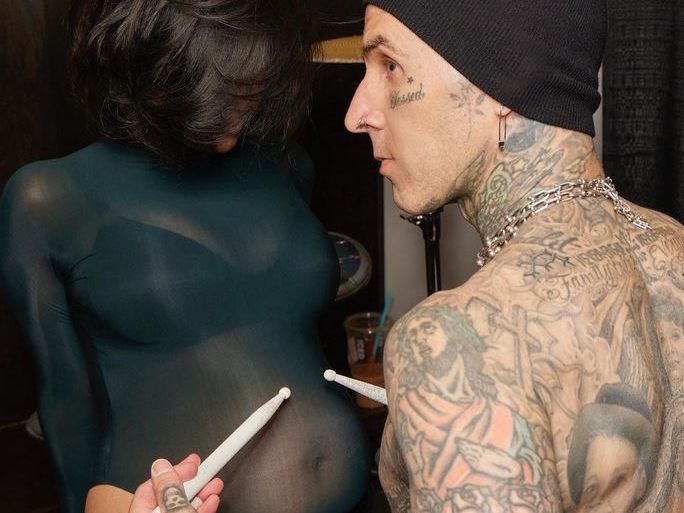 Kourtney Kardashian ist schwanger.