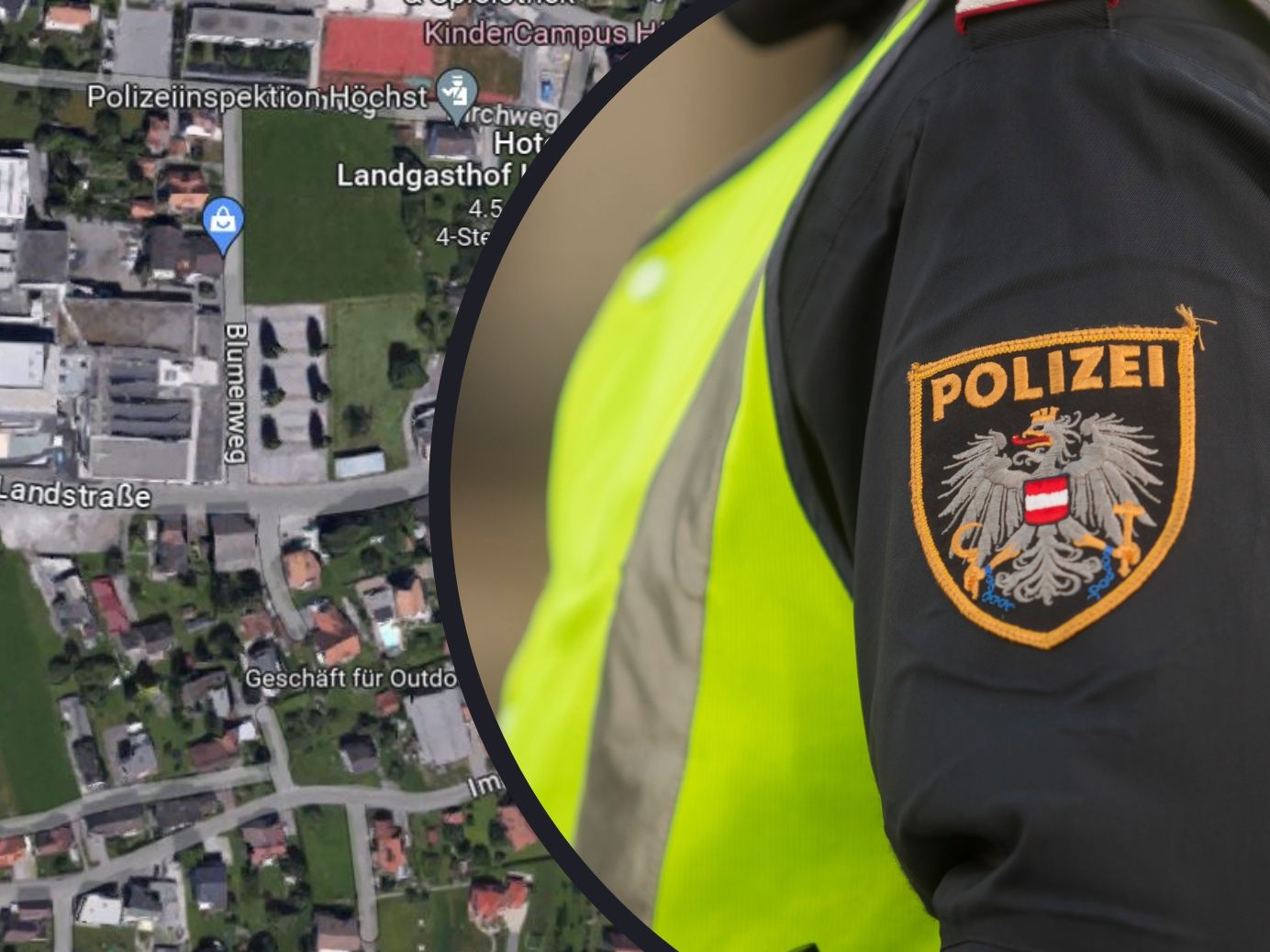 Drei Personen wurden bei einem Unfall in Höchst verletzt.