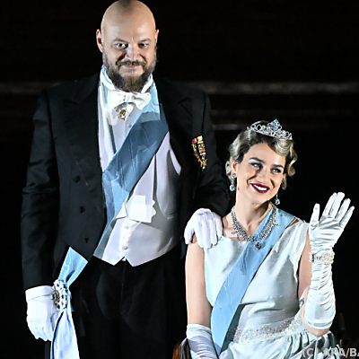 Vladislav Sulimsky und Asmik Grigorian als blutiges Königspaar Macbeth