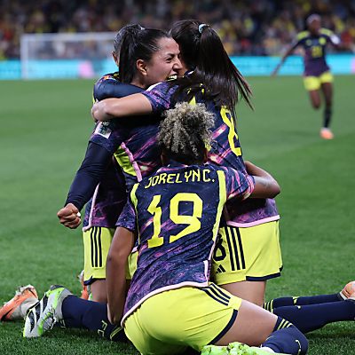 Manuela Vanegas erzielte den Treffer zum 2:1 für Kolumbien