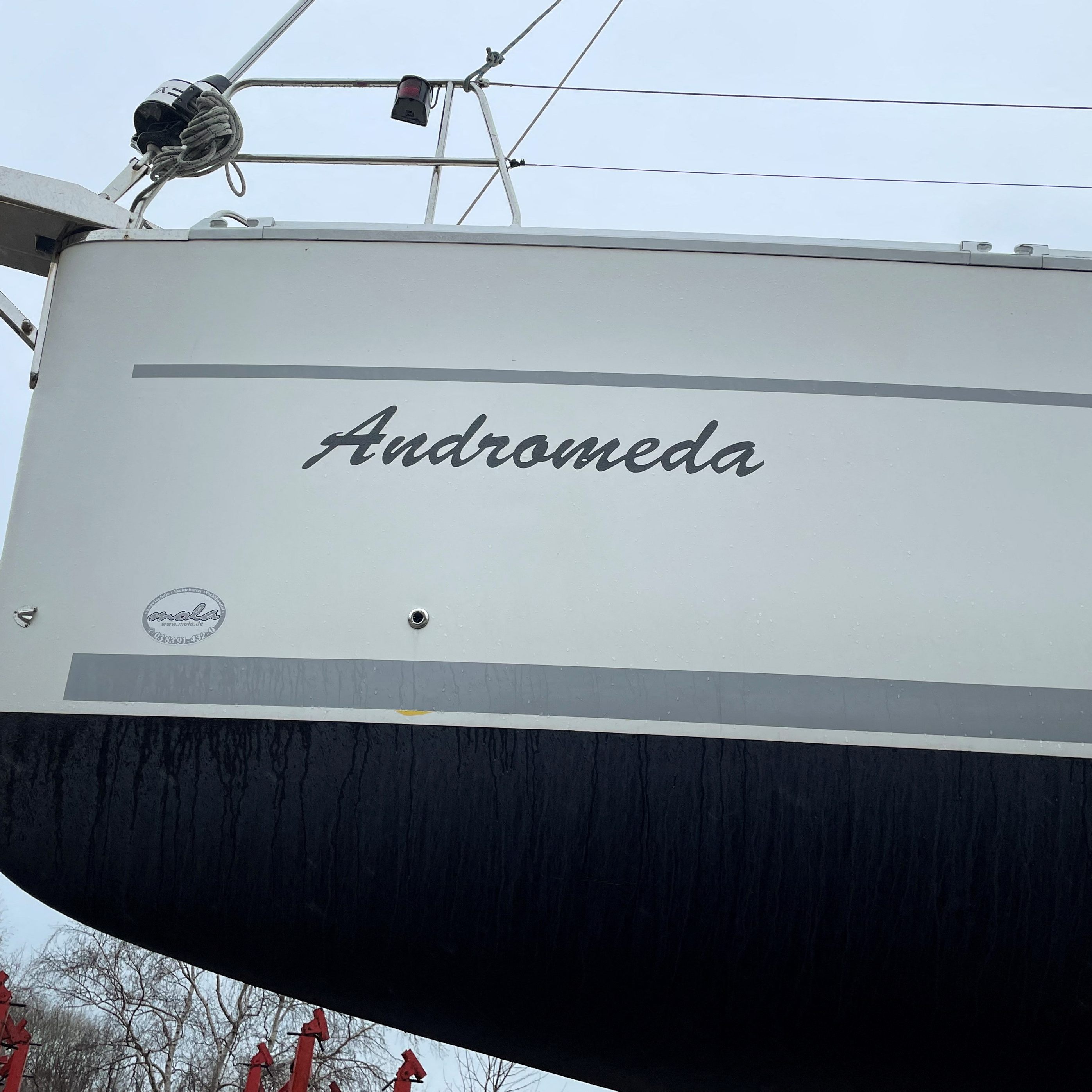 Ermittler haben Sprengstoff an der Yacht "Andromeda" gefunden.