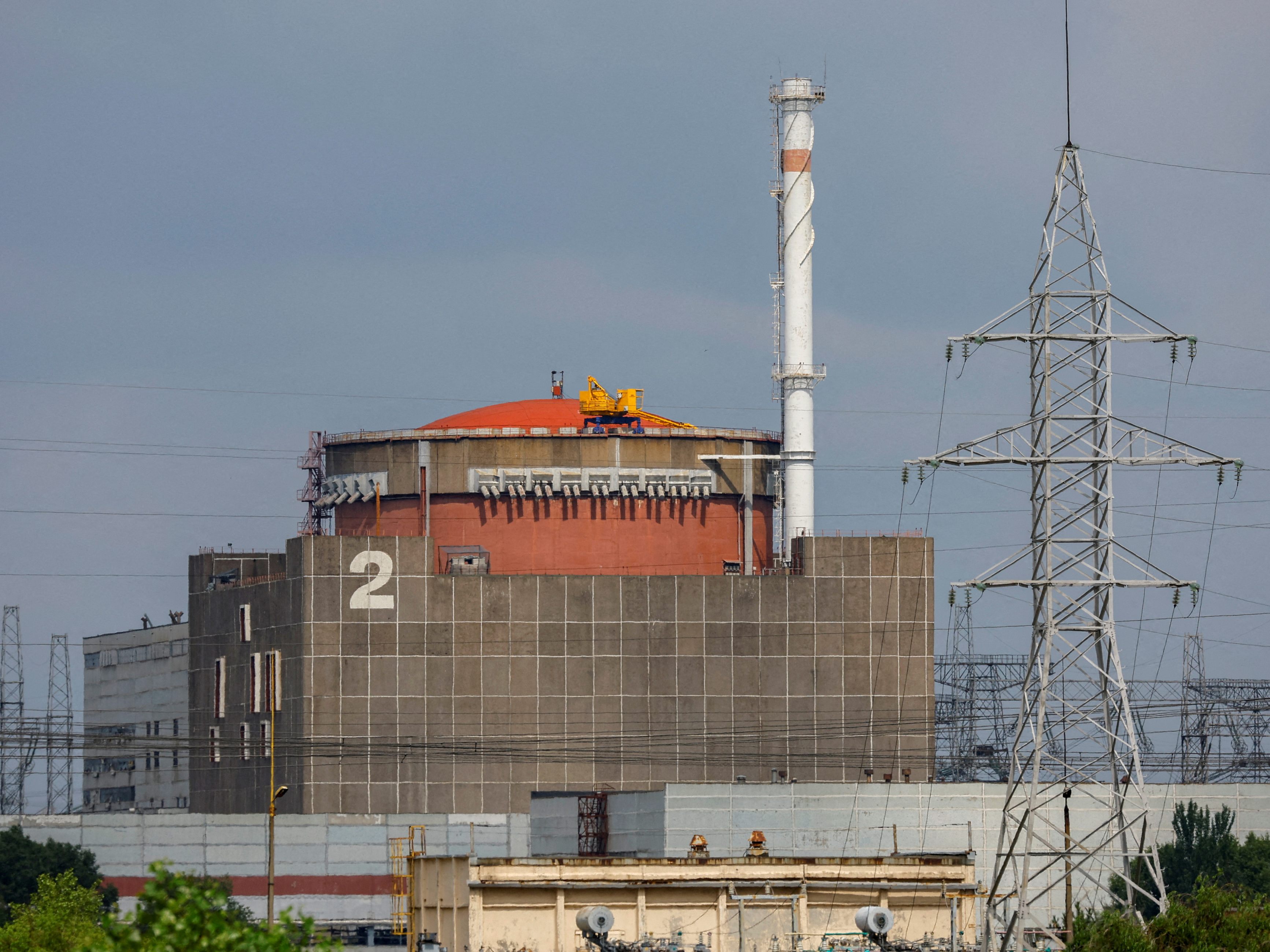 Das AKW Saporischschja ist das größte Nuklearkraftwerk Europas. Das AKW Saporischschja ist das größte Nuklearkraftwerk Europas.