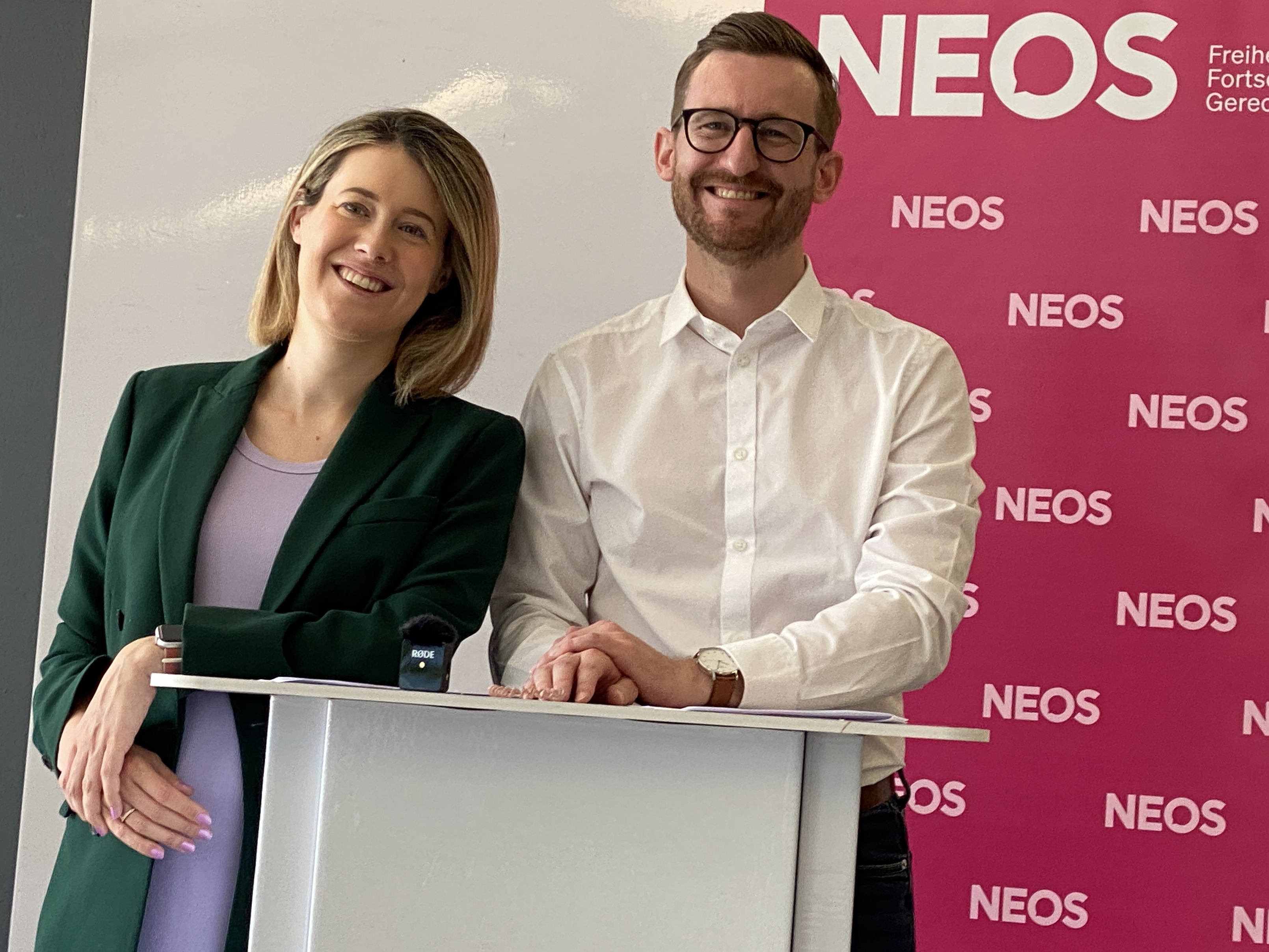 Gamon und Gasser haben als neues pinkes Führungsteam große Pläne.