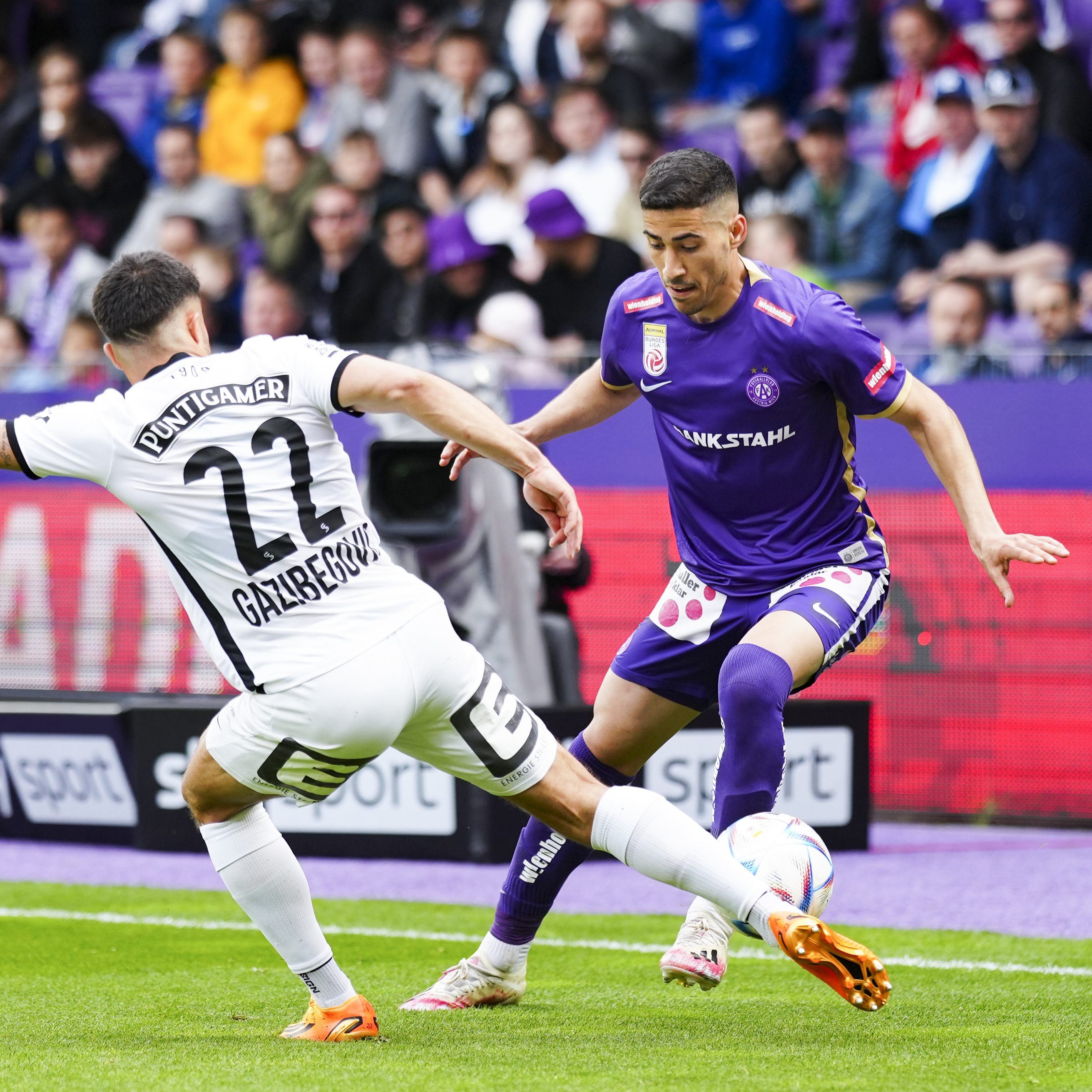 Standortbestimmung in Favoriten - Austria fordert Sturm.