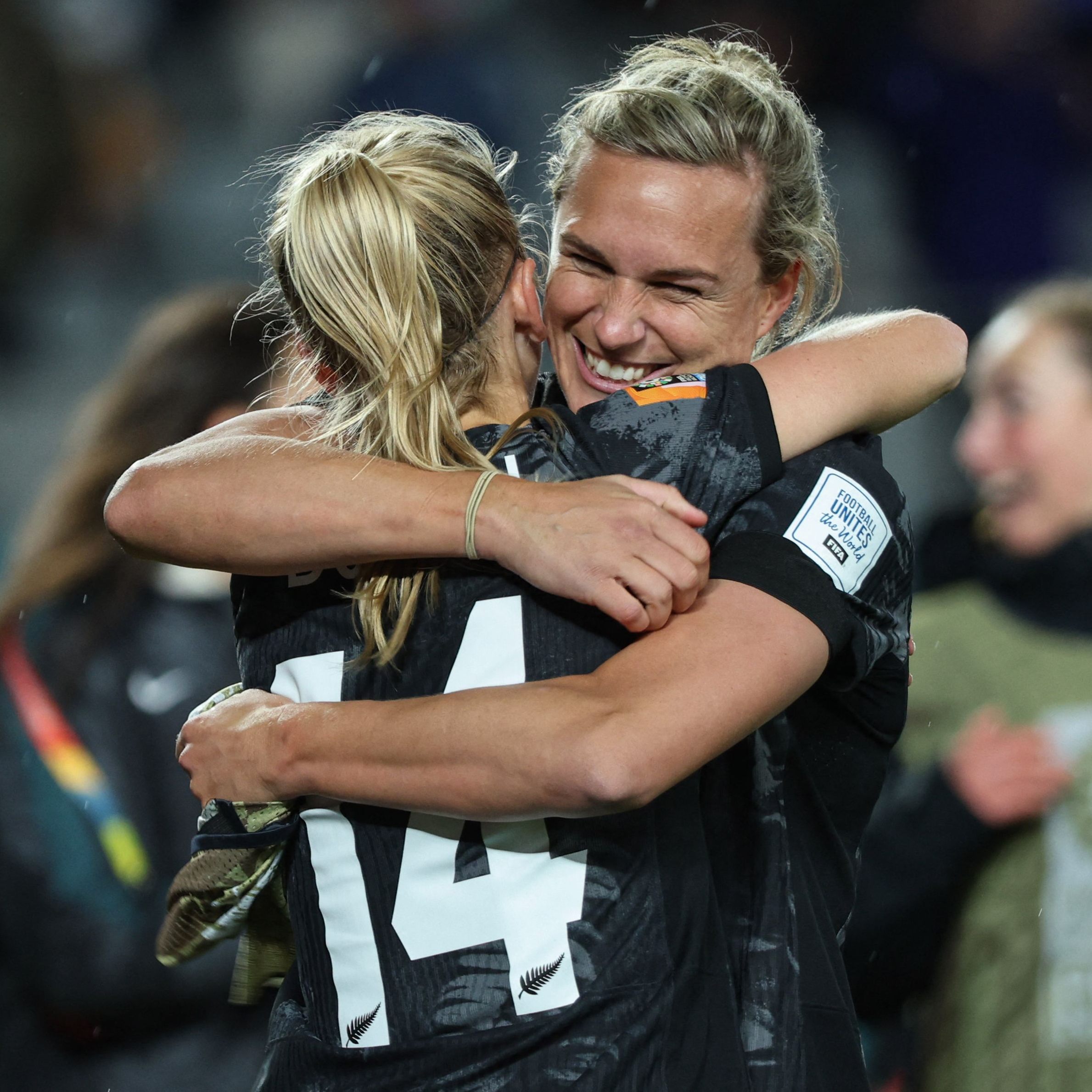 Die Neuseeländerinnen jubelten zum Auftakt der Fußball-WM.