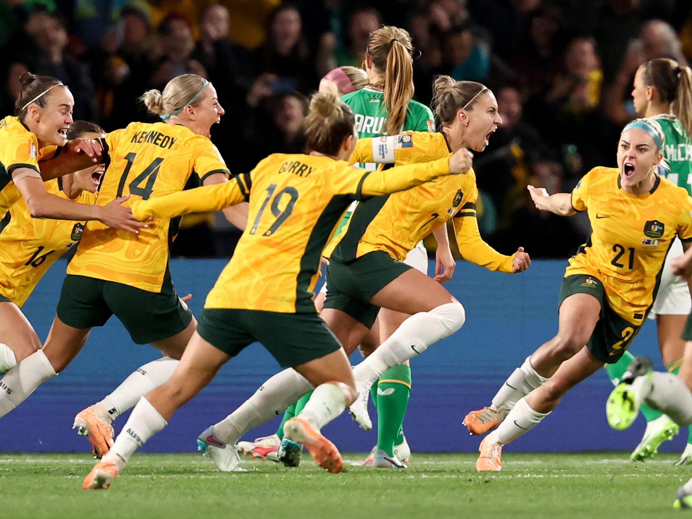 Stephanie Catley schoss Australien zum Sieg.