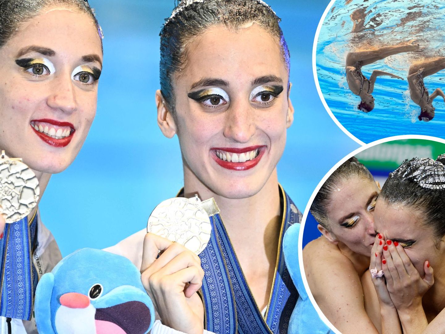 Die Alexandri-Schwestern gewannen bei der WM Duett-Gold. Die Alexandri-Schwestern gewannen bei der WM Duett-Gold.