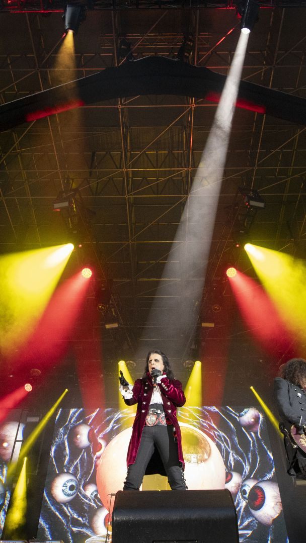 Die Hollywood Vampires gastierten auf der Burg Clam.