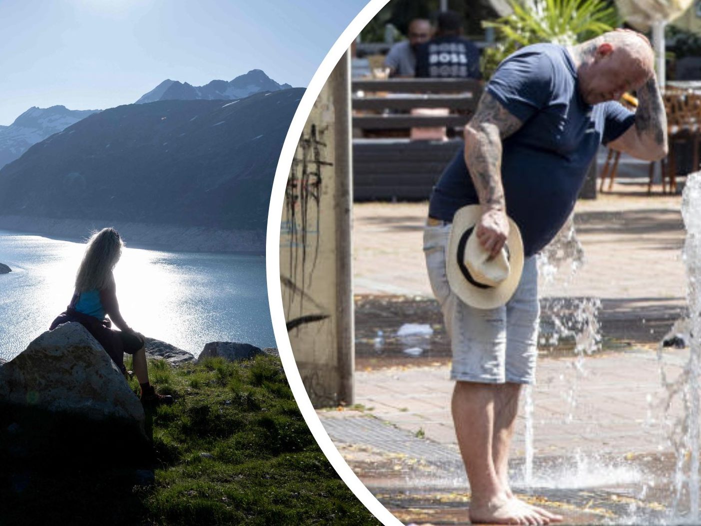 Die Sterblichkeitsrate bei Hitze verringert sich in höheren Lagen.