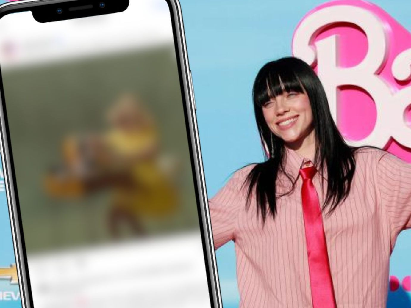 Billie Eilish zeigt sich im Musikvideo zu ihrem "Barbie"-Song in einem ganz besonderen Look. Billie Eilish zeigt sich im Musikvideo zu ihrem "Barbie"-Song in einem ganz besonderen Look.