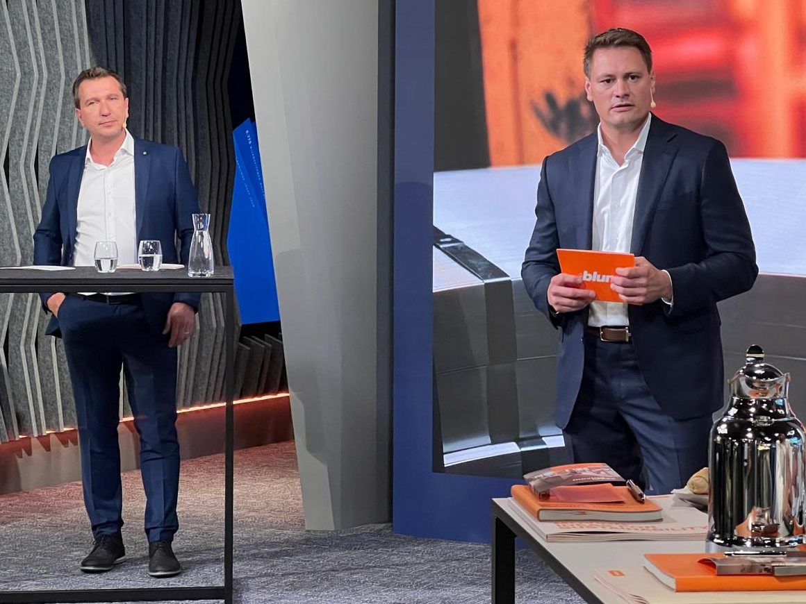 Die Geschäftsführer Philipp (l.) und Martin Blum (r.) präsentierten die Zahlen für das Geschäftsjahr 2022/23. Die Geschäftsführer Philipp (l.) und Martin Blum (r.) präsentierten die Zahlen für das Geschäftsjahr 2022/23.