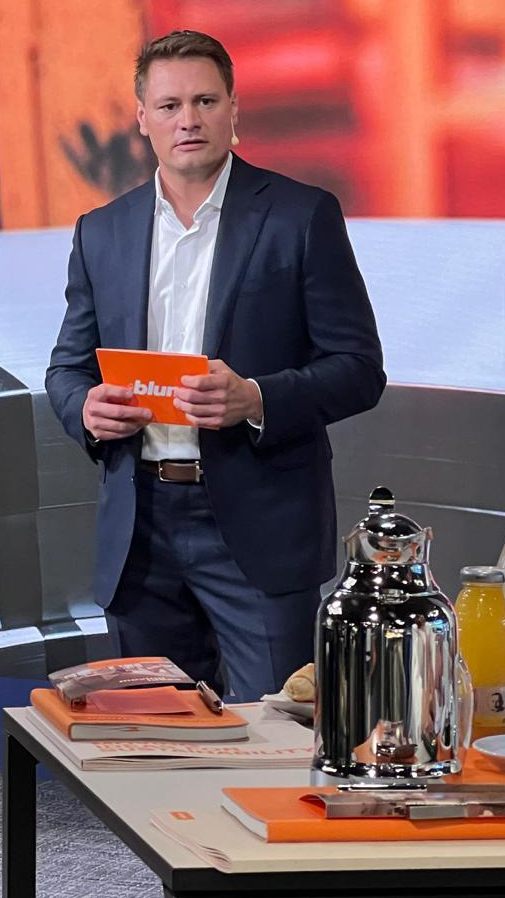 Die Geschäftsführer Philipp (l.) und Martin Blum (r.) präsentierten die Zahlen für das Geschäftsjahr 2022/23.