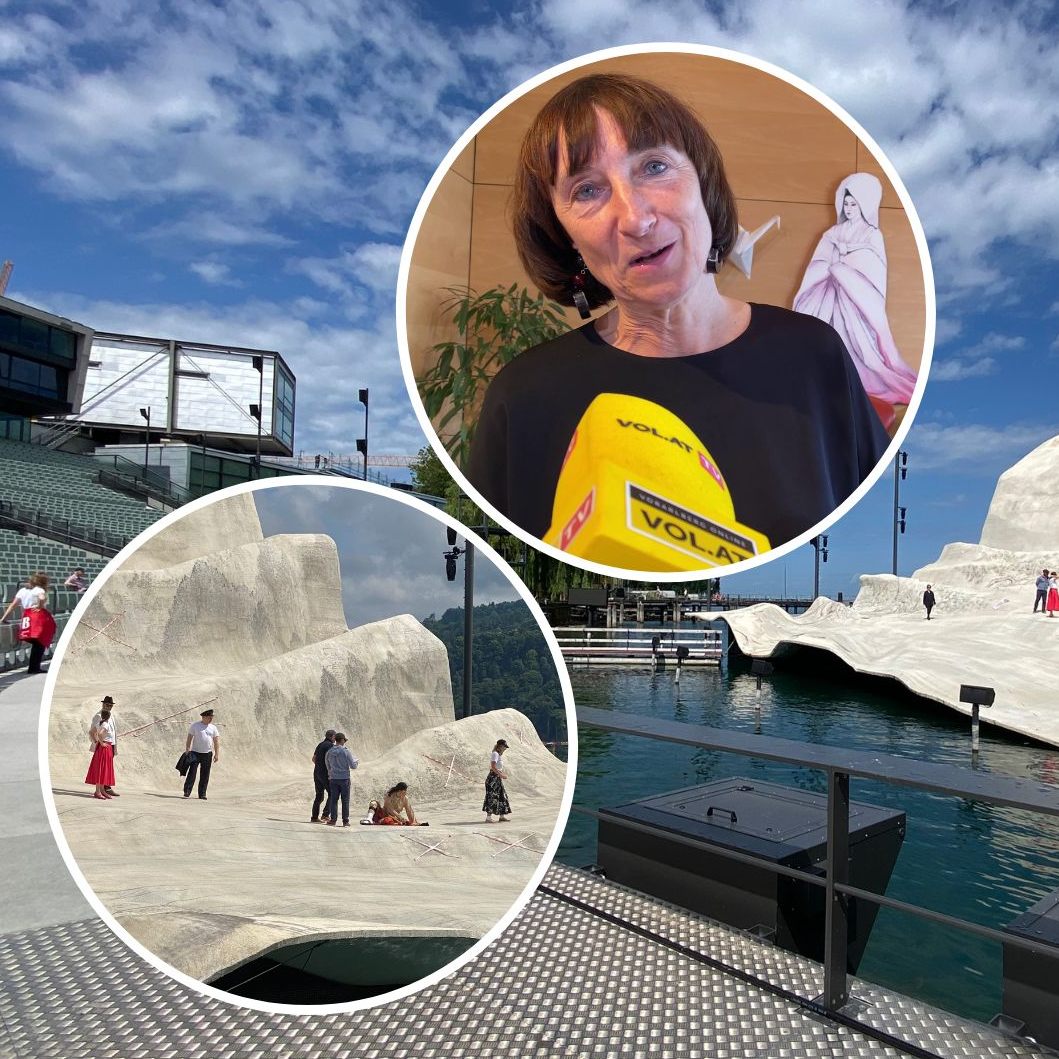 Die Proben für die Bregenzer Festspiele laufen auf Hochtouren.