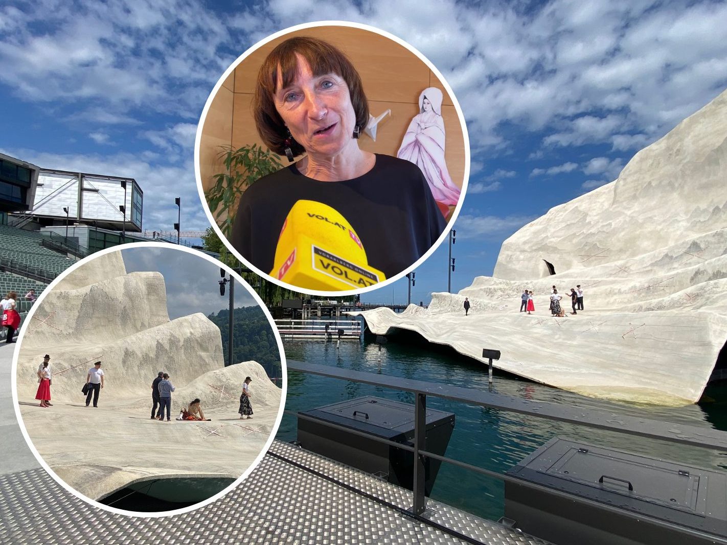 Die Proben für die Bregenzer Festspiele laufen auf Hochtouren. Die Proben für die Bregenzer Festspiele laufen auf Hochtouren.