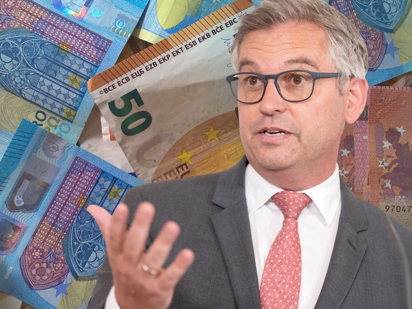 Finanzminister Magnus Brunner stand in der "Pressestunde" Rede und Antwort.