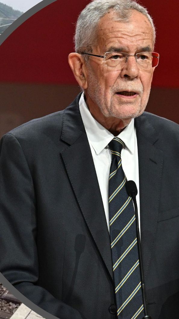 Bundespräsident Van der Bellen musste sich nach einem Stormausfall eine Reise-Alternative nach Vorarlberg suchen.