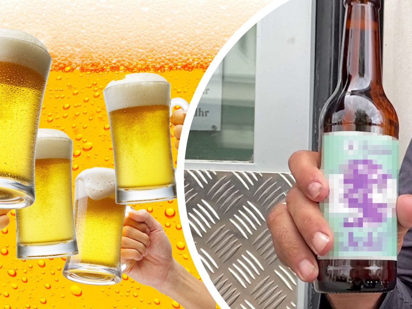 Eine Traditonsbrauerei stellt ein neues Bier vor. Sein Name ist "Jokl".