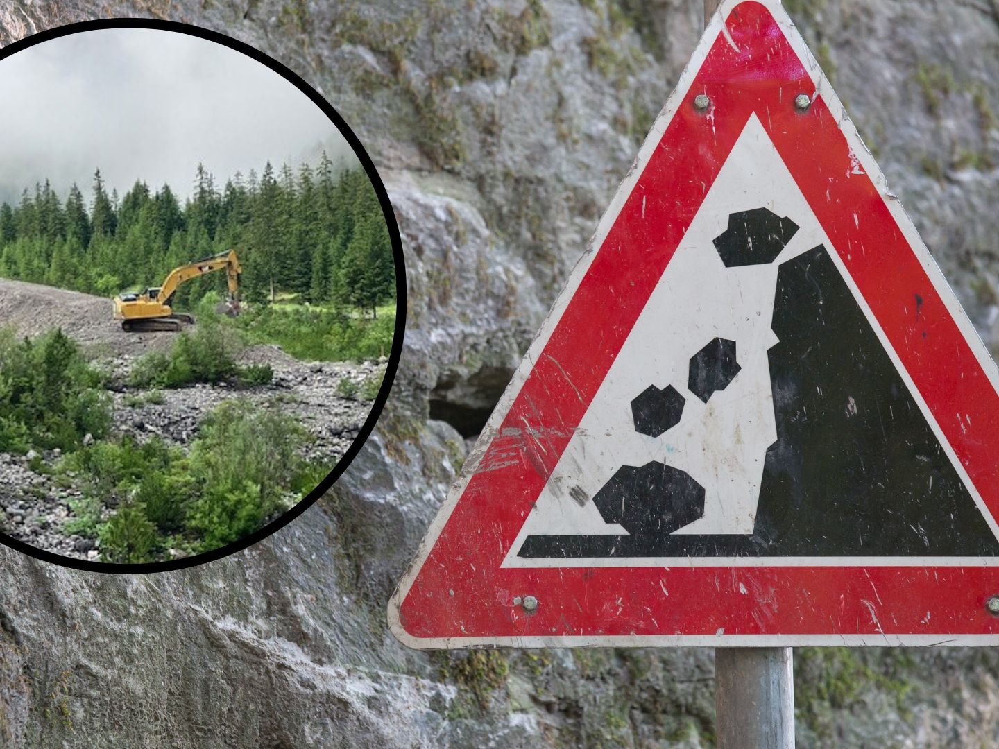 Nach einem Felssturz ist die Straße zur Lünersee-Seilbahn in Brand wieder geöffnet. Nach einem Felssturz ist die Straße zur Lünersee-Seilbahn in Brand wieder geöffnet.