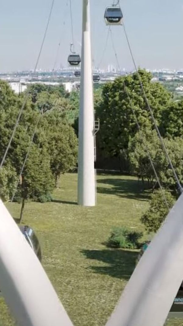 Die Doppelmayr-Seilbahn soll Pariser Außenbezirke mit der Metro verbinden.