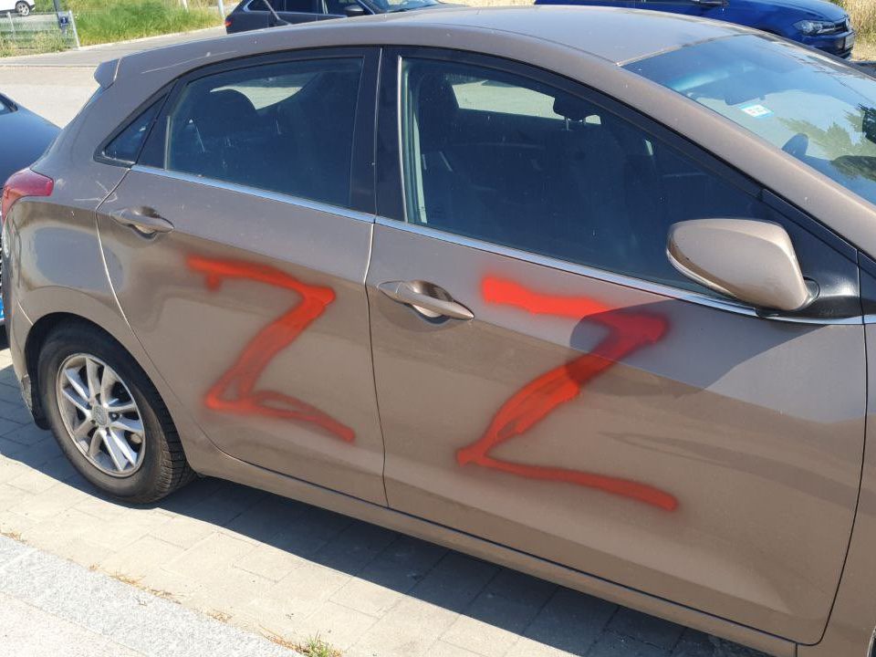 Vandalismus in Wien-Donaustadt. Vandalismus in Wien-Donaustadt.