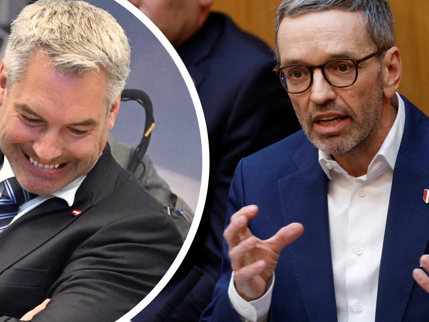 "Schwarz-grüne Regierung ist bei der Bevölkerung unten durch", gibt sich Herbert Kickl nach Tagen der Verbalattacken gegen ihn überzeugt.