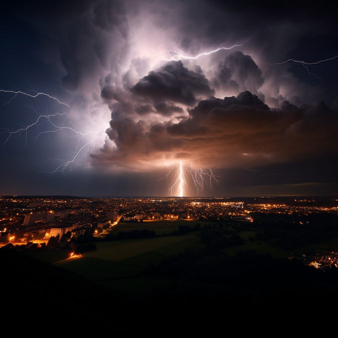 Gewitter bringen auch immer Blitze mit sich - Eine Gefahr, dieman besser nicht unterschätzen sollte. (Symbolbild)