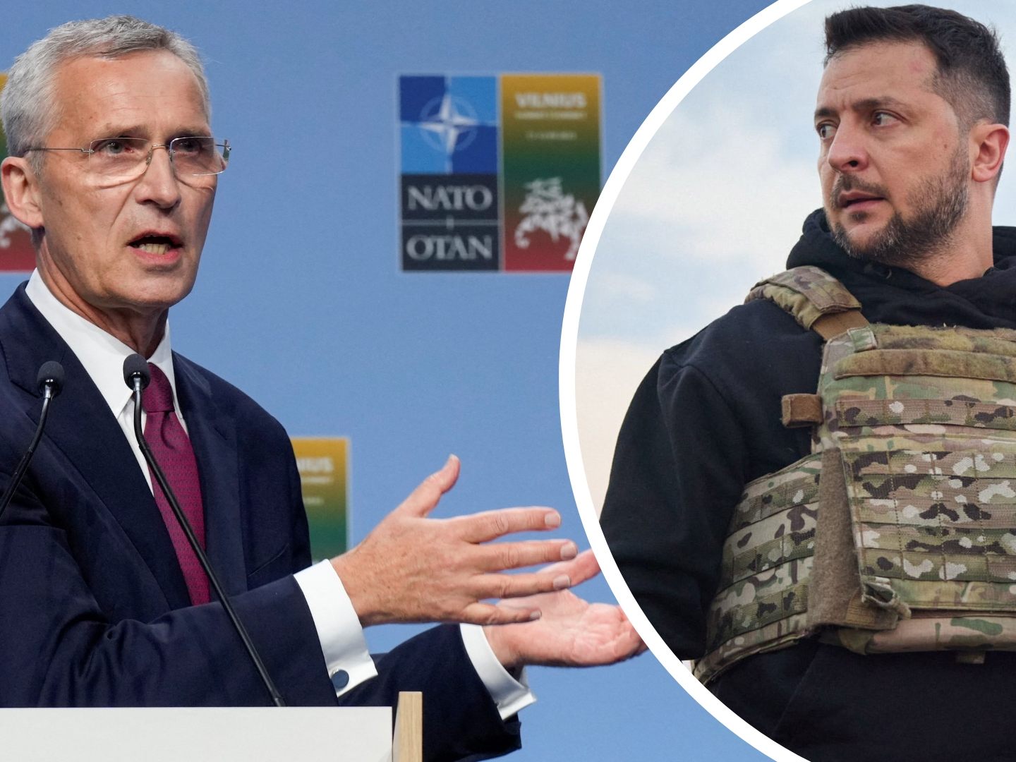 "Zukunft der Ukraine ist in der NATO" - Einladung zu einem Bündnisbeitritt steht allerdings noch aus. "Zukunft der Ukraine ist in der NATO" - Einladung zu einem Bündnisbeitritt steht allerdings noch aus.