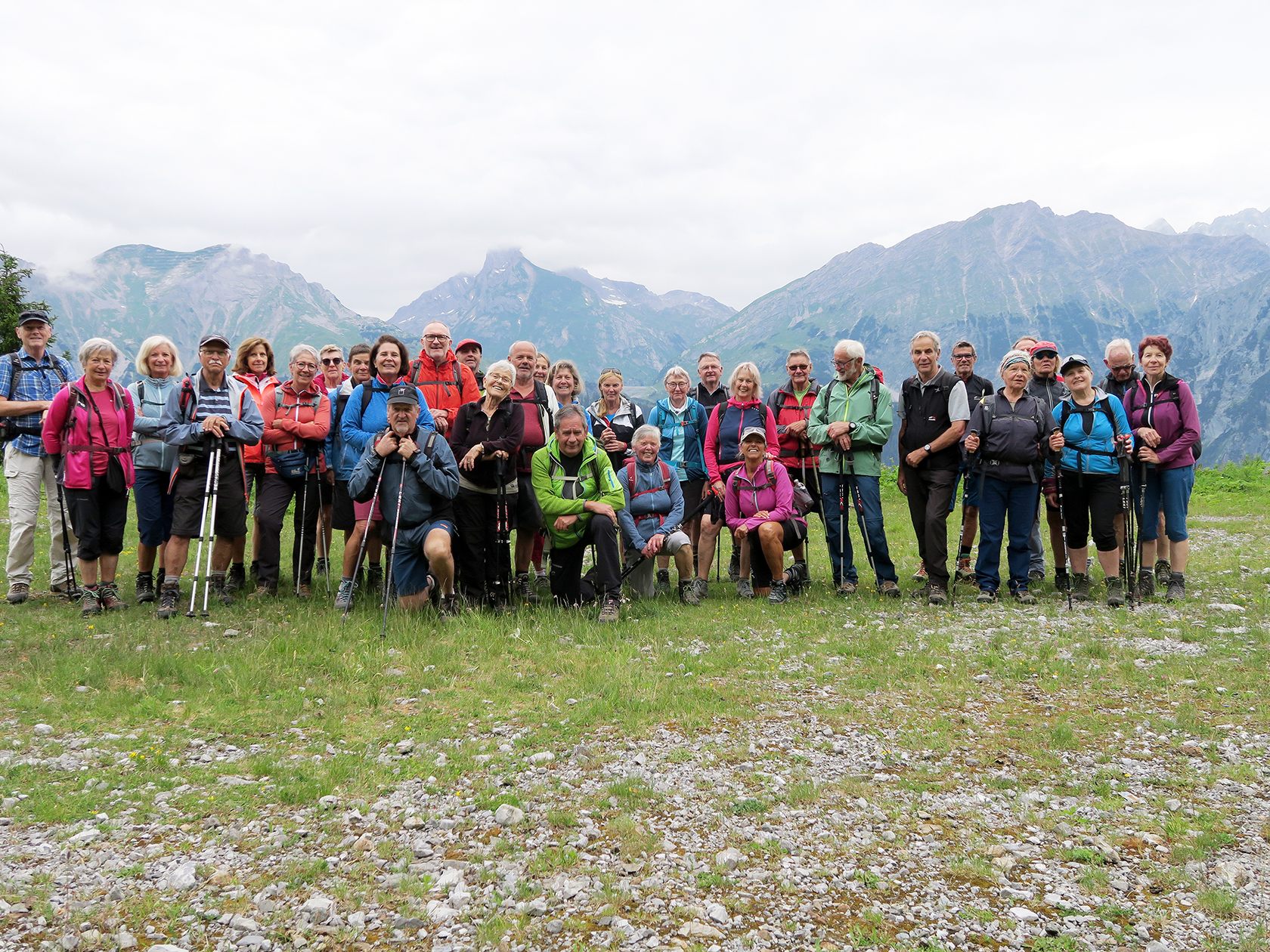 Die Bergfreunde von VORARLBERG 50plus freuten sich über die schöne Bergtour Die Bergfreunde von VORARLBERG 50plus freuten sich über die schöne Bergtour