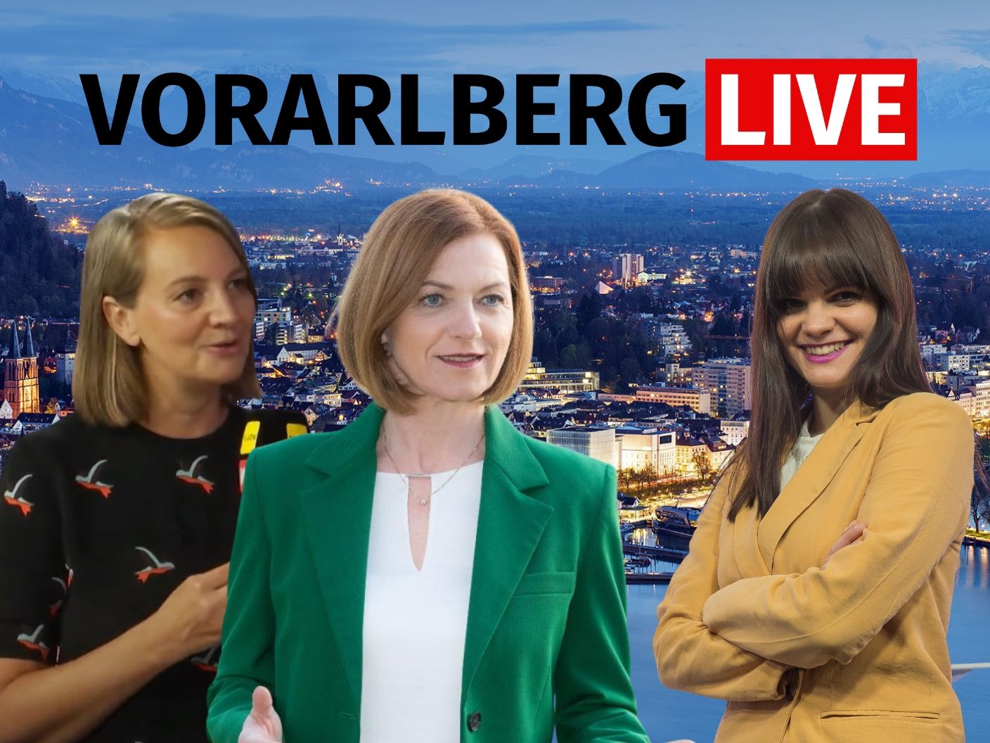 Aurelia Batlogg-Windhager und Simone Schmiedtbauer sind am Montag zu Gast bei "Vorarlberg LIVE".