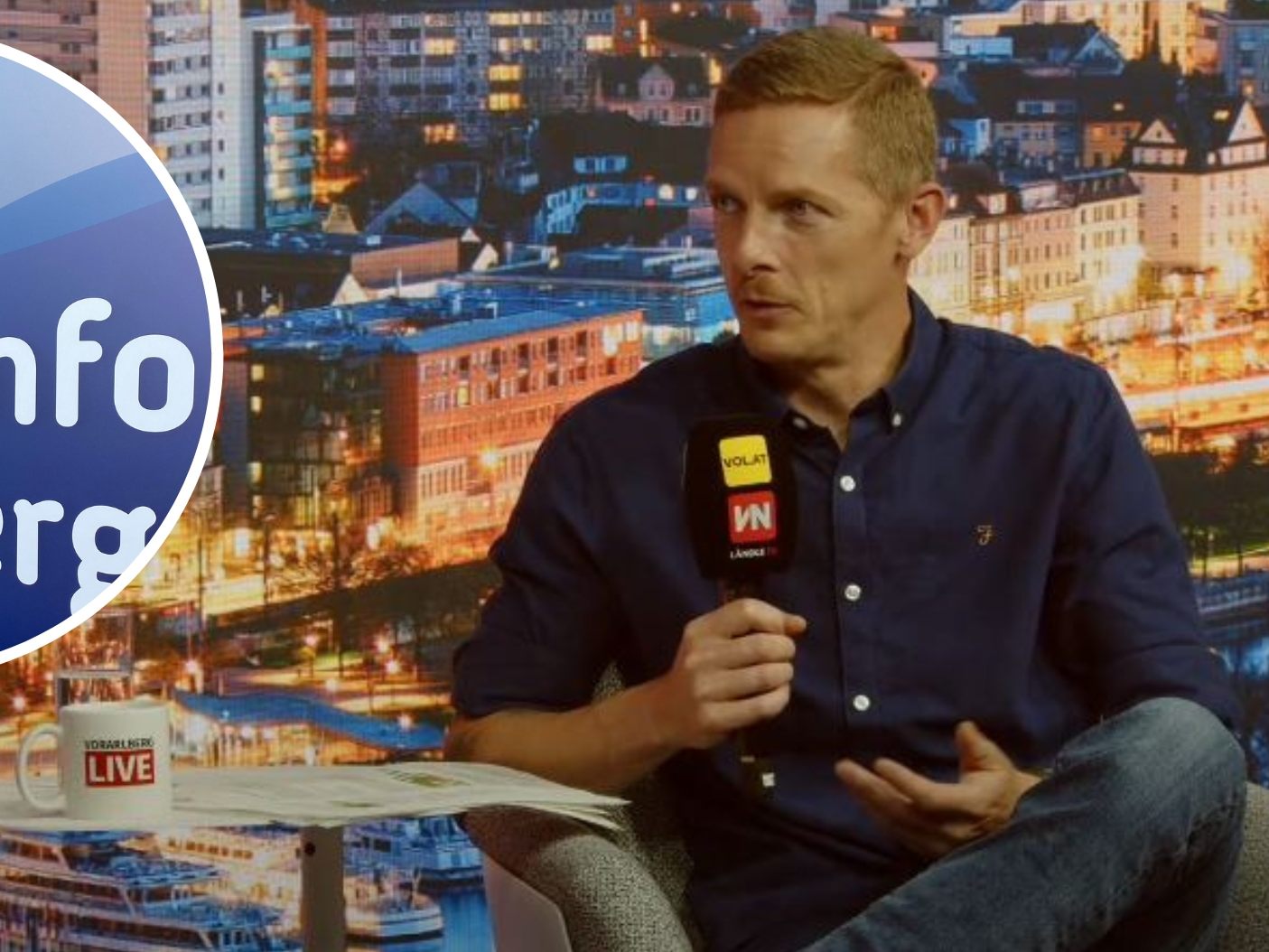 Simon Kresser bei "Vorarlberg LIVE".