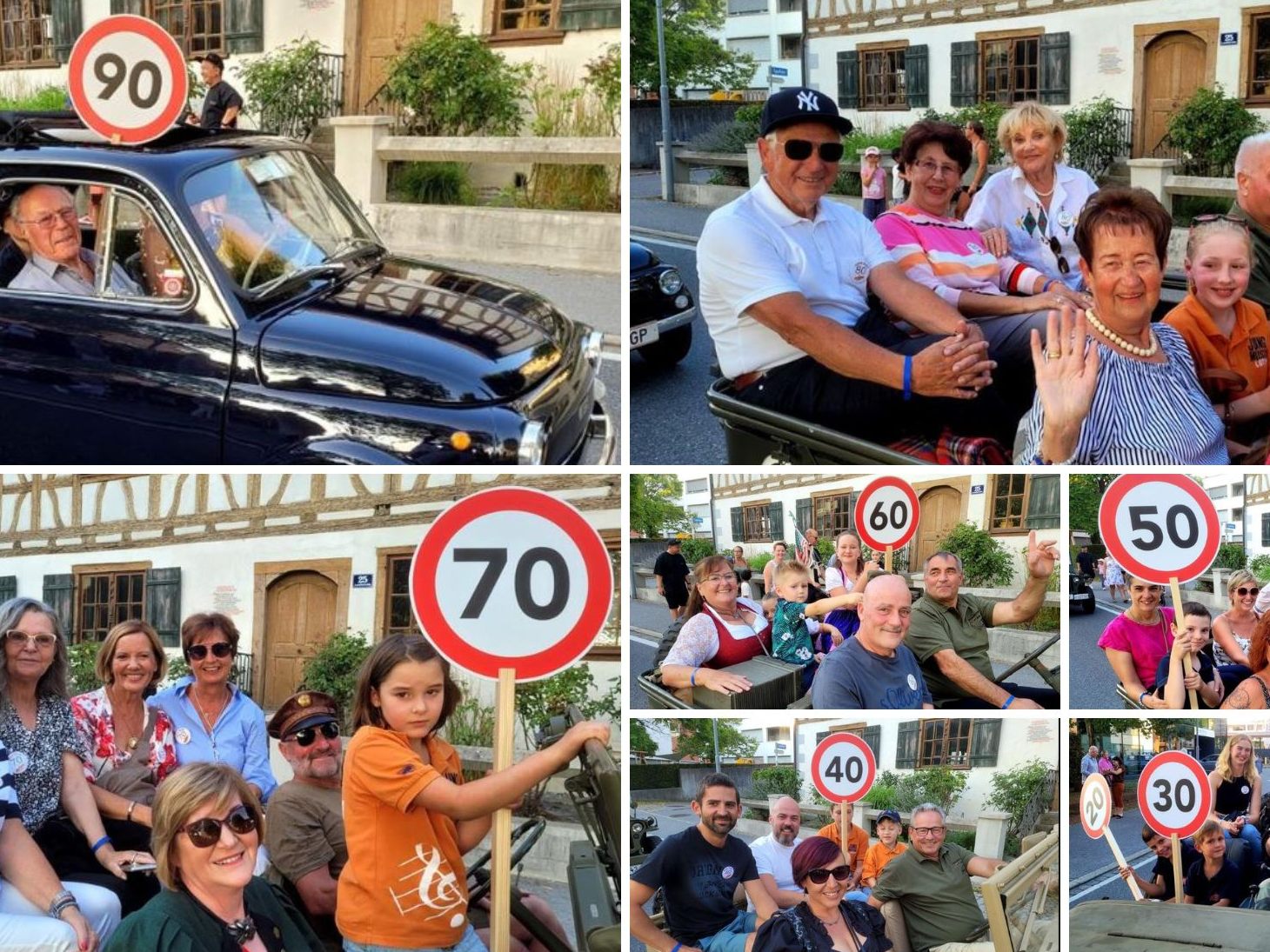 Beste Stimmung beim Leiblachtaler Jubiläums-Jahrgänger-Treffen der 3er-Jahrgänge auf dem Lochauer Dorffest. Beste Stimmung beim Leiblachtaler Jubiläums-Jahrgänger-Treffen der 3er-Jahrgänge auf dem Lochauer Dorffest.