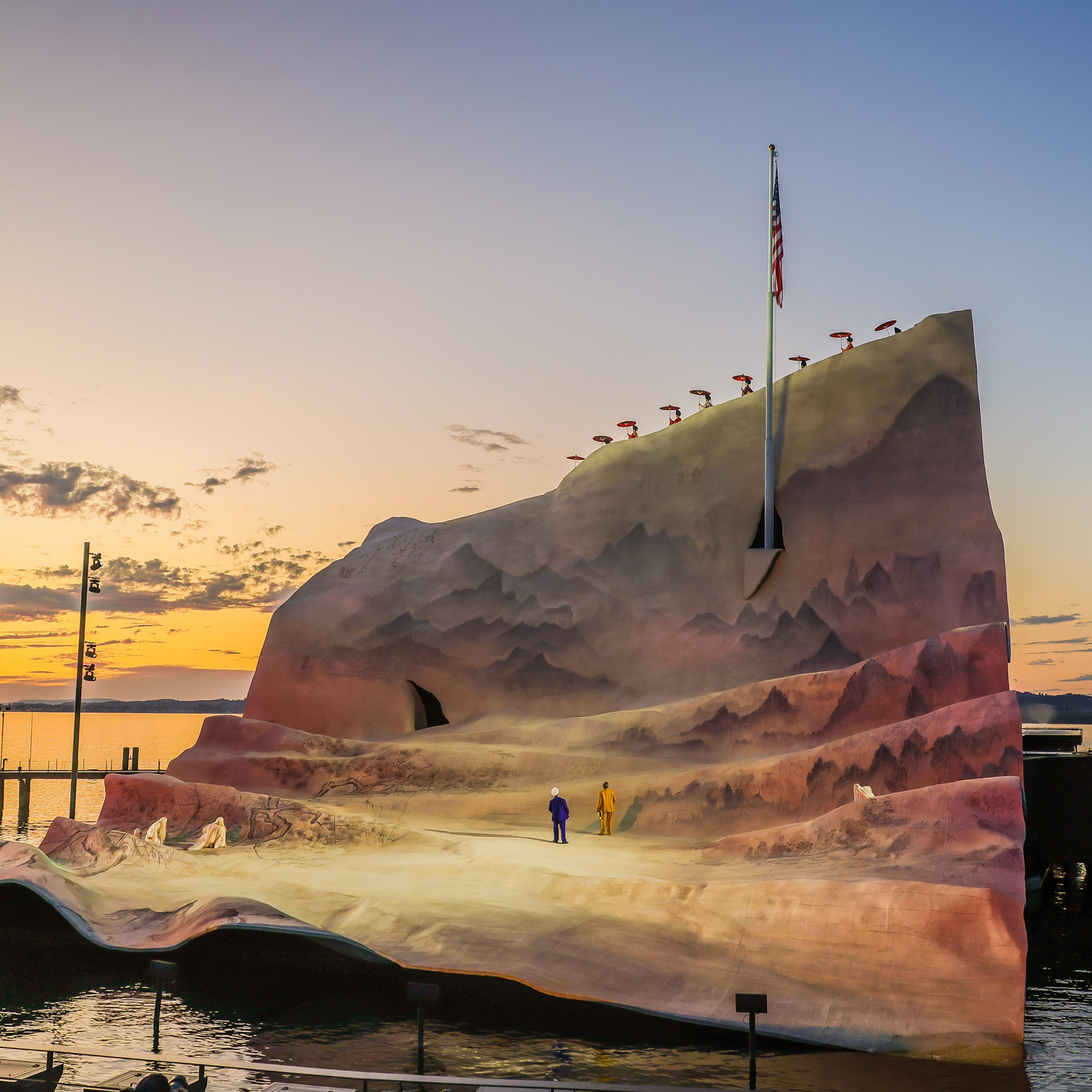 Der Wettergott meinte es gut mit den Bregenzer Festspielen.