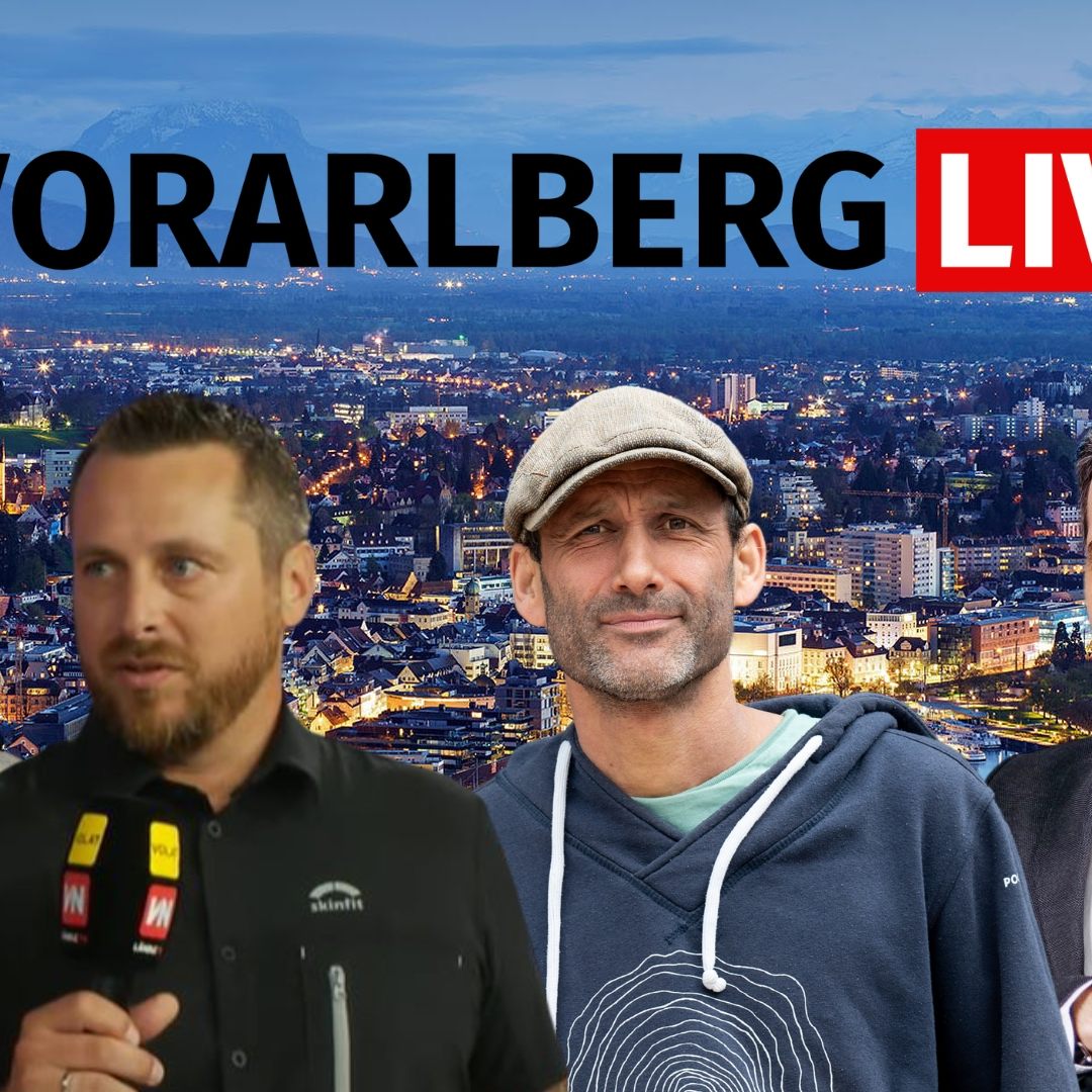 Brigitte Pregenzer, Björn Lamprecht und Herwig Bauer am Freitag bei "Vorarlberg LIVE".