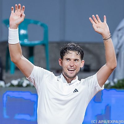Dominic Thiem nach seinem Kitzbühel-Auftaktsieg erleichtert