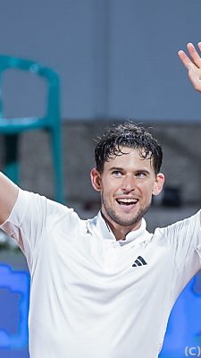 Dominic Thiem nach seinem Kitzbühel-Auftaktsieg erleichtert